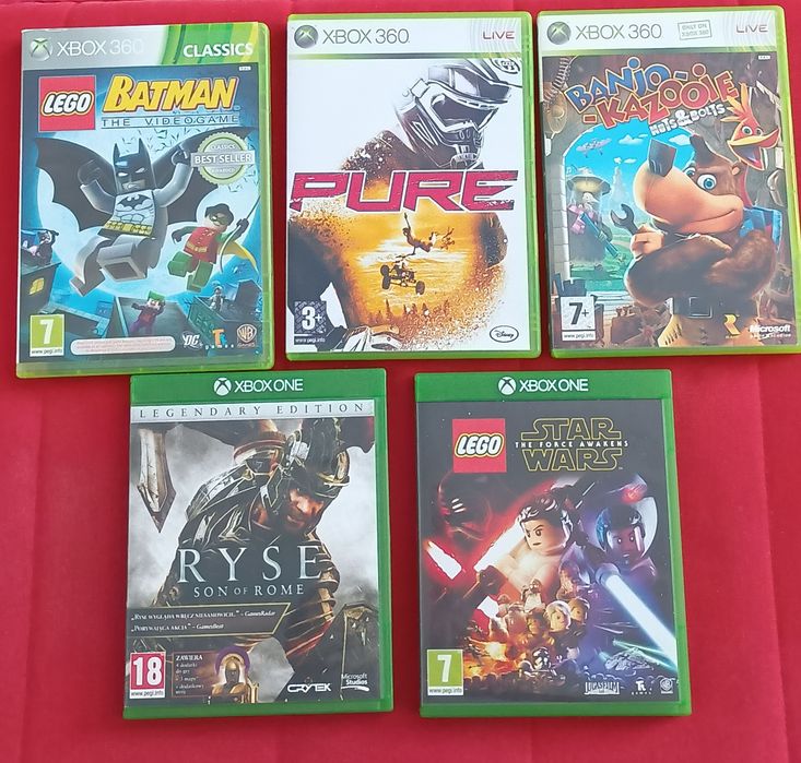 Gry na Xbox one i 360.