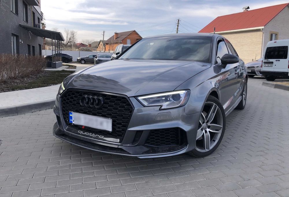 Передний бампер на audi a3 s3 8v рест 16-20 года стиль rs АУДИ 8v FL