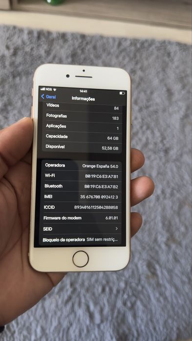 Iphone 8 64GB Branco