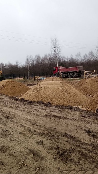 Piasek zasypowy do fundamentów, wywóz ziemi ,gliny,karp,gruzu