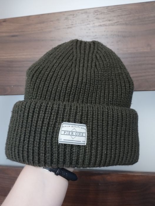Czapka beanie khaki | Pier One | Nowa | Unisex