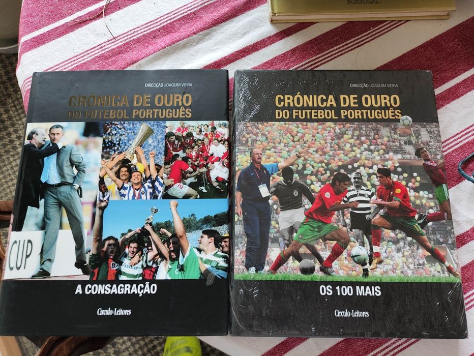 Coleção crónica de ouro do futebol português 5 volumes