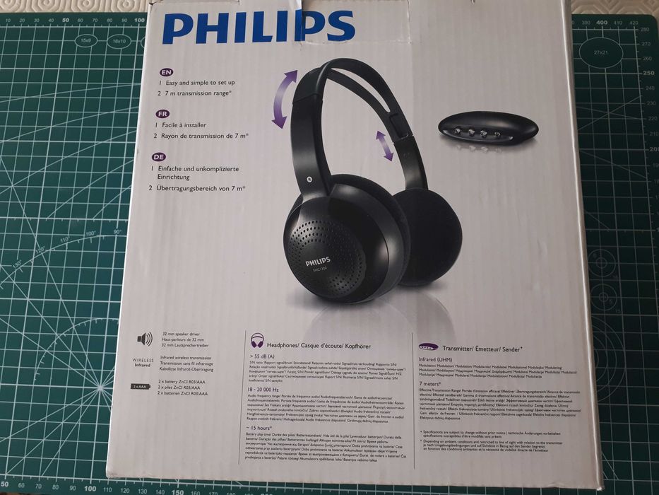 Auscultadores hi-fi sem fios- Infravermelhos  SHC1300 Philips