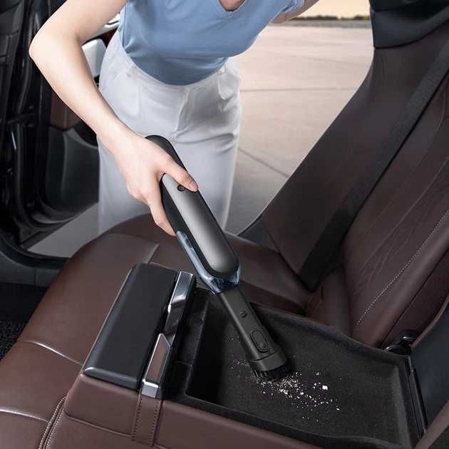 НОВЫЙ аккумуляторный пылесос для авто и дома Baseus A1 Black