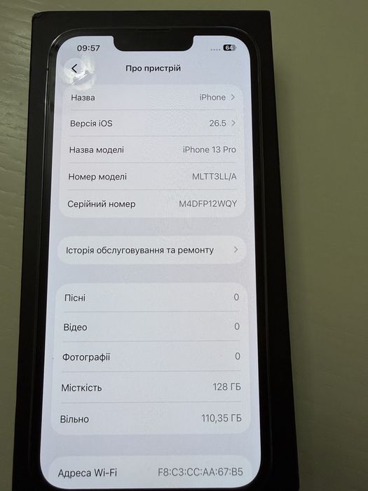 Iphone 13 pro 128 GB