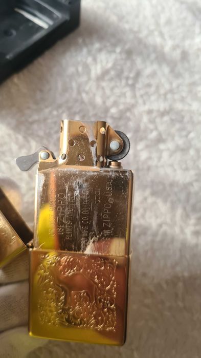 Zapalniczka Zippo Camel 24k. Gold Plate.