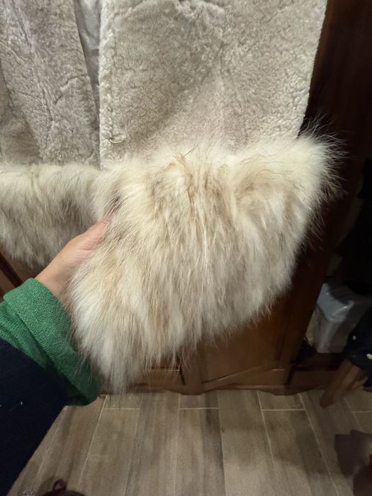 Colete pele de ovelha e raposa