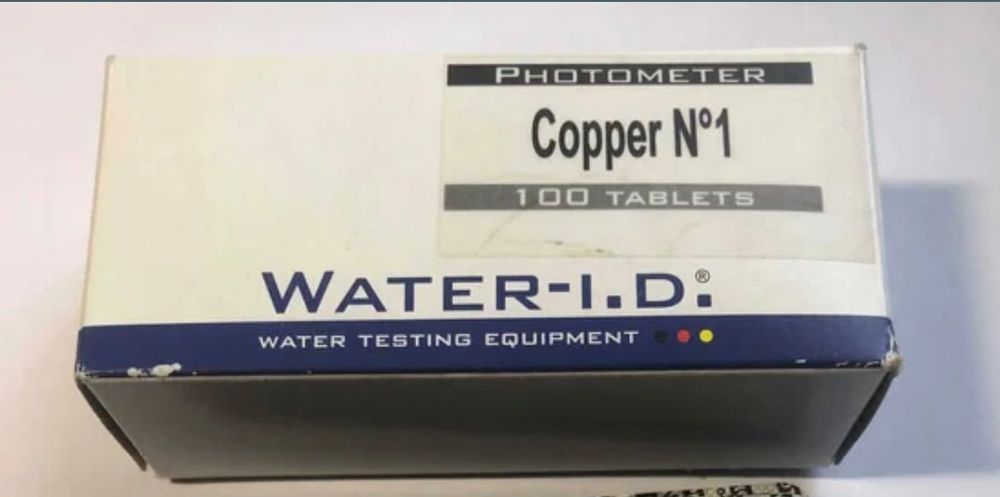 Таблетки для тестера по определению  меди в воде.