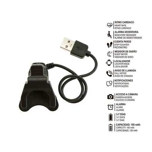 Relógio com pulseira de atividade ale-hop novo