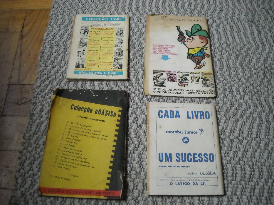 Banda desenhada antiga - 4 exemplares