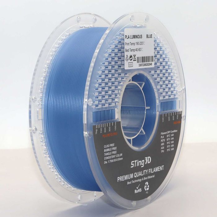 Pla luminous rainbow, luminous , Sting 3D