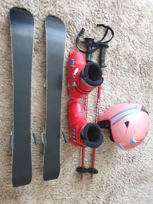 Narty 70cm + buty 18.5