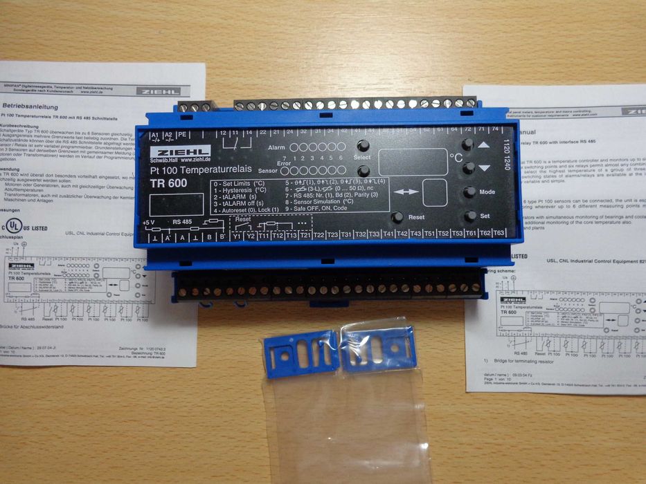 RELÉ DE TEMPERATURA INDUSTRIAL COM INTERFACE RS485