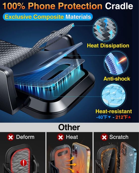 Vanmass samochodowy uchwyt na telefon komórkowy