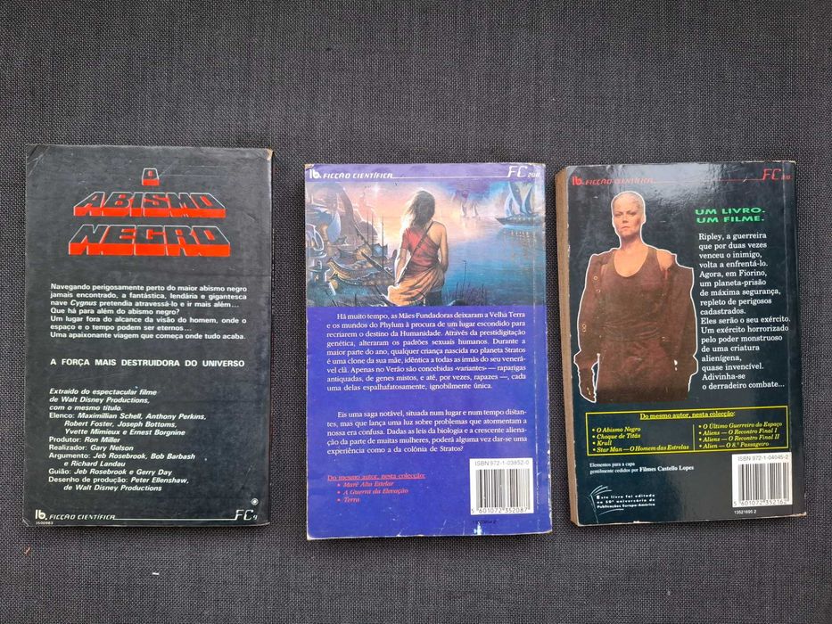 Livros Ficção Científica (Alien 3 e Estação da Glória)