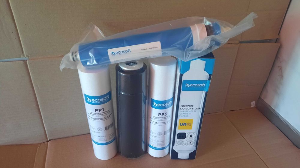 Повний коплект фільтрів для зворотнього смосу