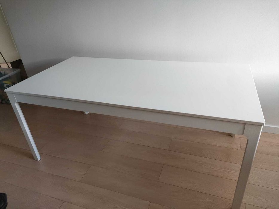 Rozkładany stół IKEA EKEDALEN 180-240x90 cm, biały