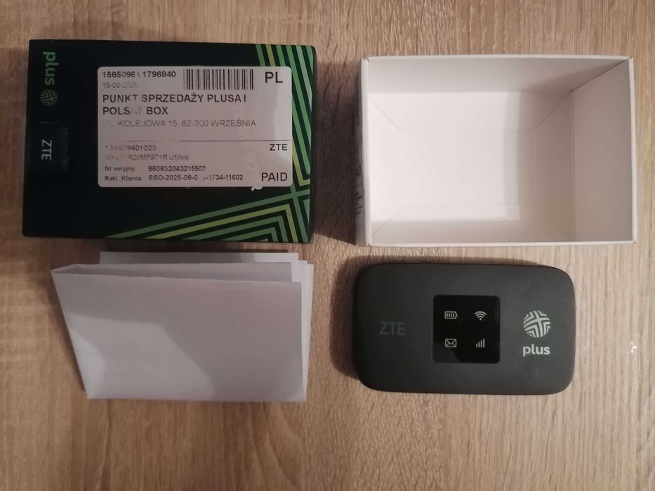 ruter mobilny ZTE MF 971R odnowiony przez producenta jak nowy
