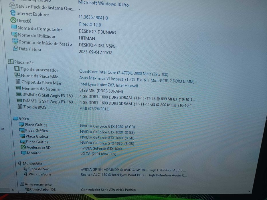 torre para  gamming intel core i7