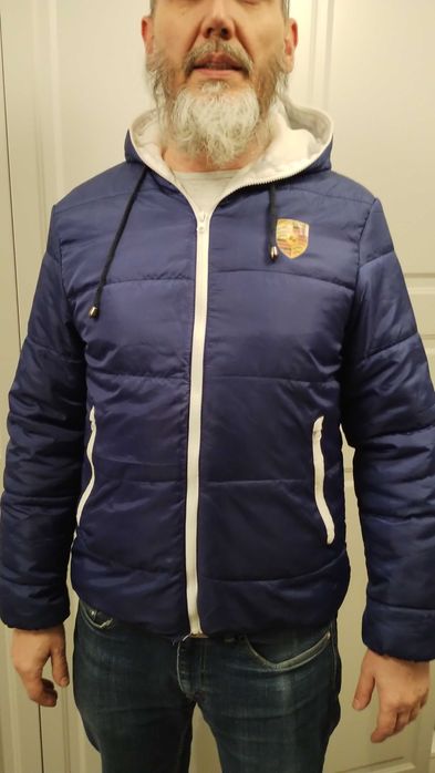 Kurtka z napisem Porsche pikowana puchowa