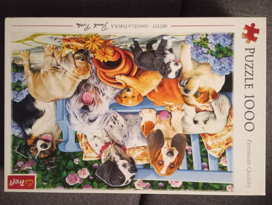 Puzzle 1000 el. - zestaw