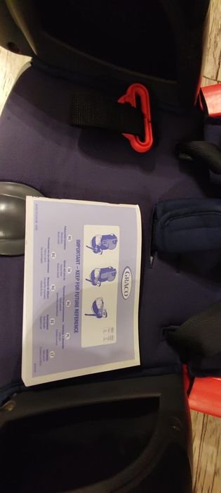 Fotelik samochodowy Graco Nautilius 9-36 kg, kolor: granatowy