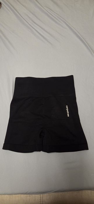 Szorty Carpatree damskie wysoki stan Allure kolarki czarne S