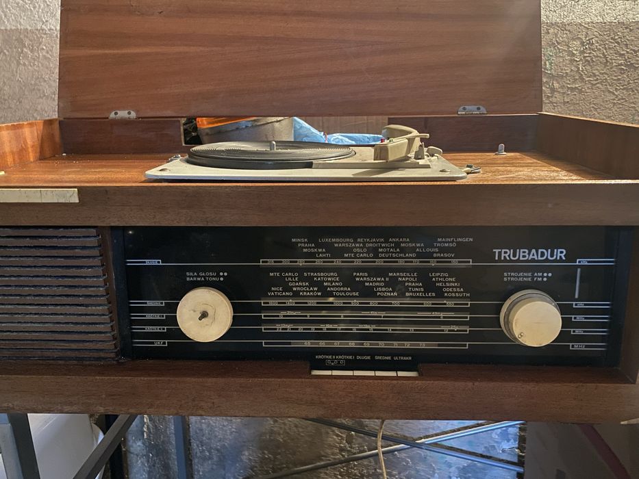 Gramofon radio unitra diora trubadur