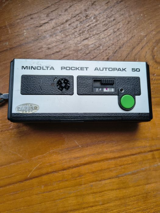 Minolta Pocket Autopak 50 – aparat analogowy 110 (Japan)