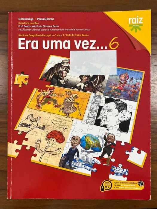 Livro Manual HGP Historia Era uma vez 6 ano
