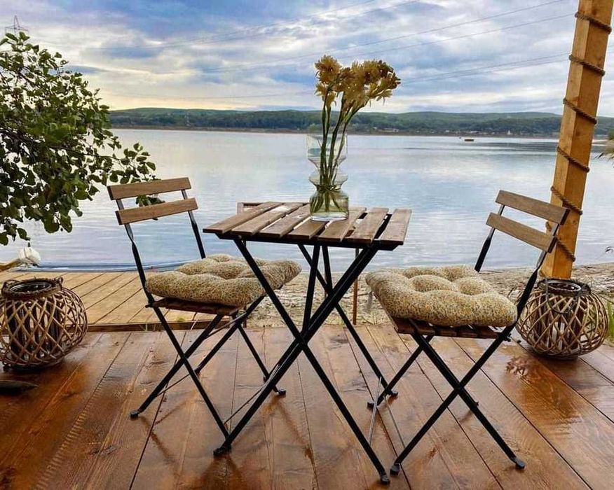 Садові меблі розкладні столи, стільці, лавки для дачі тераси балкона