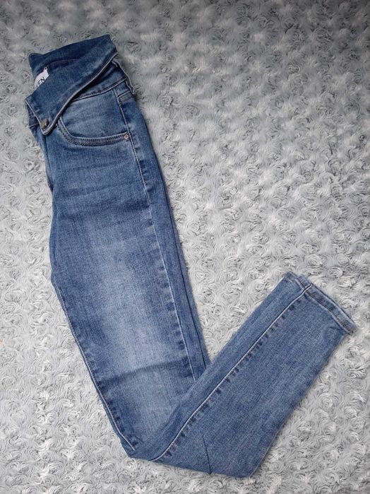 Spodnie medium blue jeans, XS