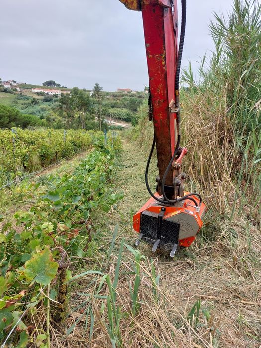 Serviço de mini giratoria - baldes e triturador ( corte erva - m