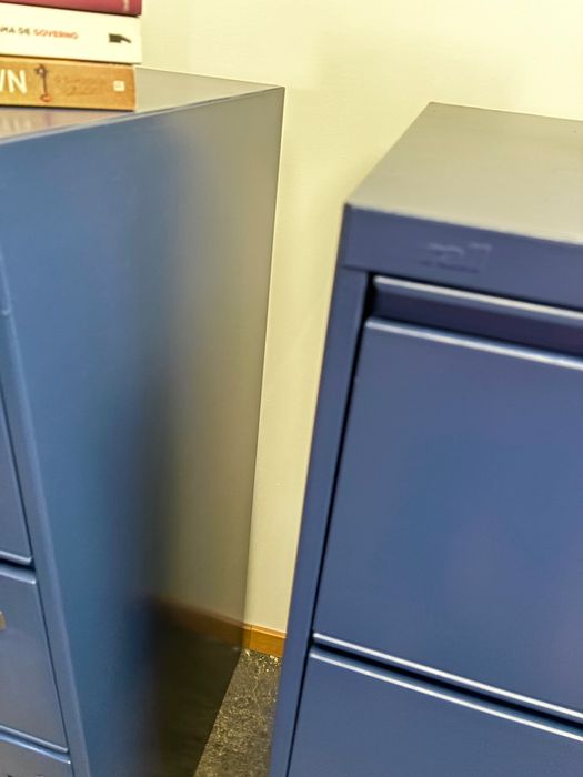 2 Armários de arquivo metal 4 gavetas - para escritório ou arrumação