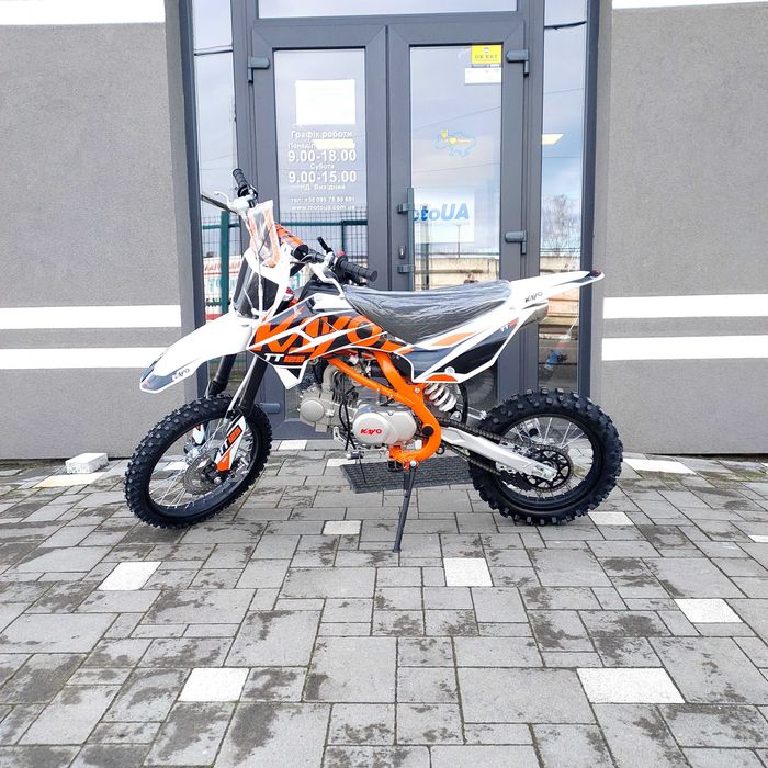 Пітбайк KAYO TT125, колеса 17/14, карбюратора Nibbi,гарантія, доставка