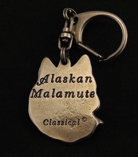 Alaskan Malamute brelok posrebrzany Art-Dog