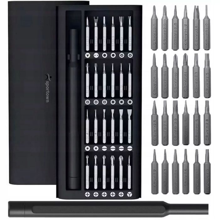 Zestaw śrubokrętów wkrętaki 25w1 TorX krzyżak płaski zegarka torks