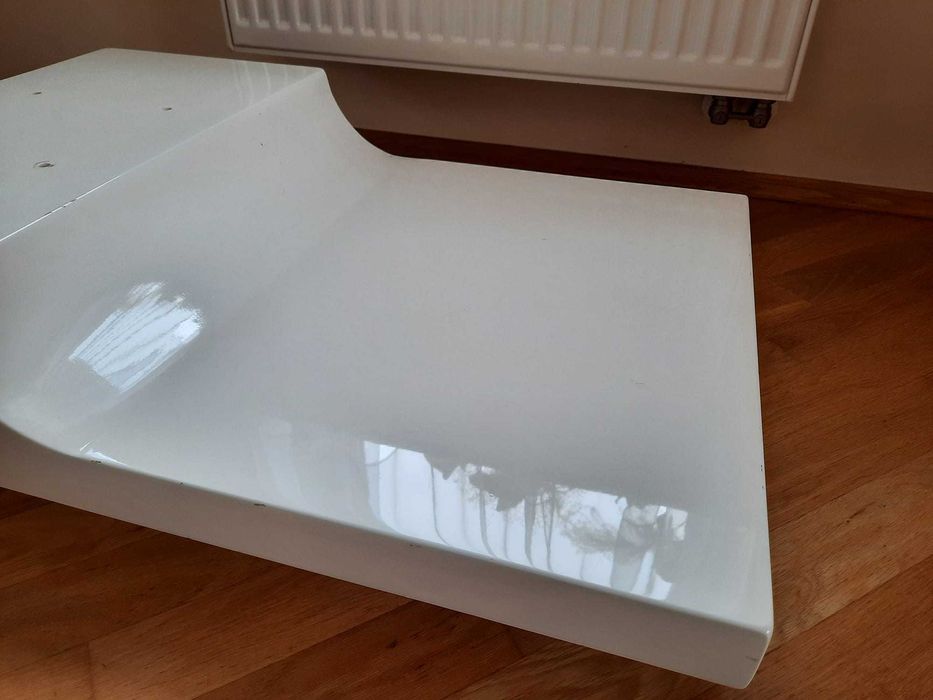 monia stolik kawowy ława  do salonu biały połysk obrotowy 80/60