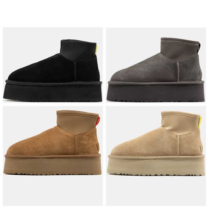 Женские зимние ботинки UGG Classic Mini Dipper Boot угги на платформе