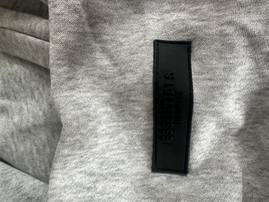 Худі Essentials Fear Of God Сіра / есентіалс худі
