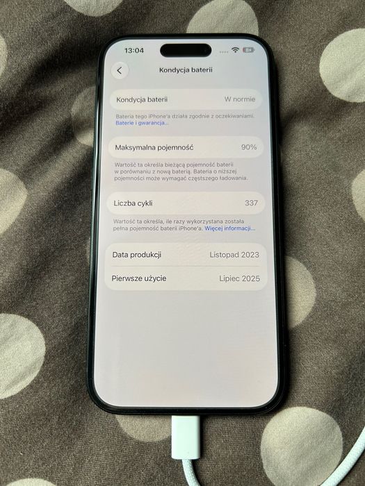 iPhone 15 128gb czarny