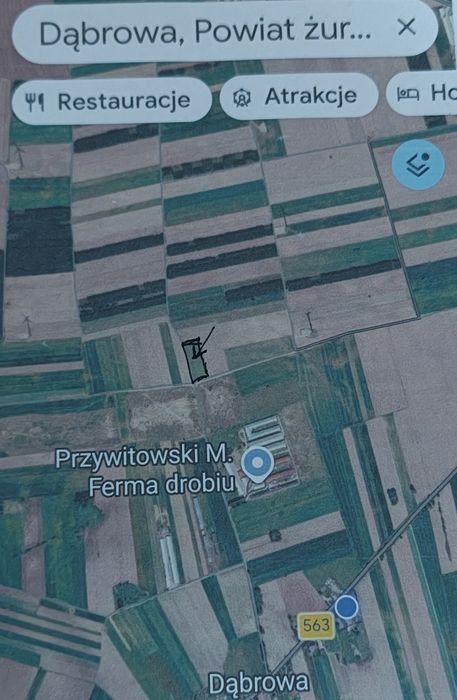 Działka rolna w Dąbrowie
