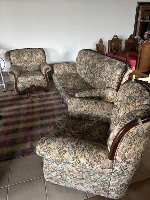 Conjunto sofás vintage