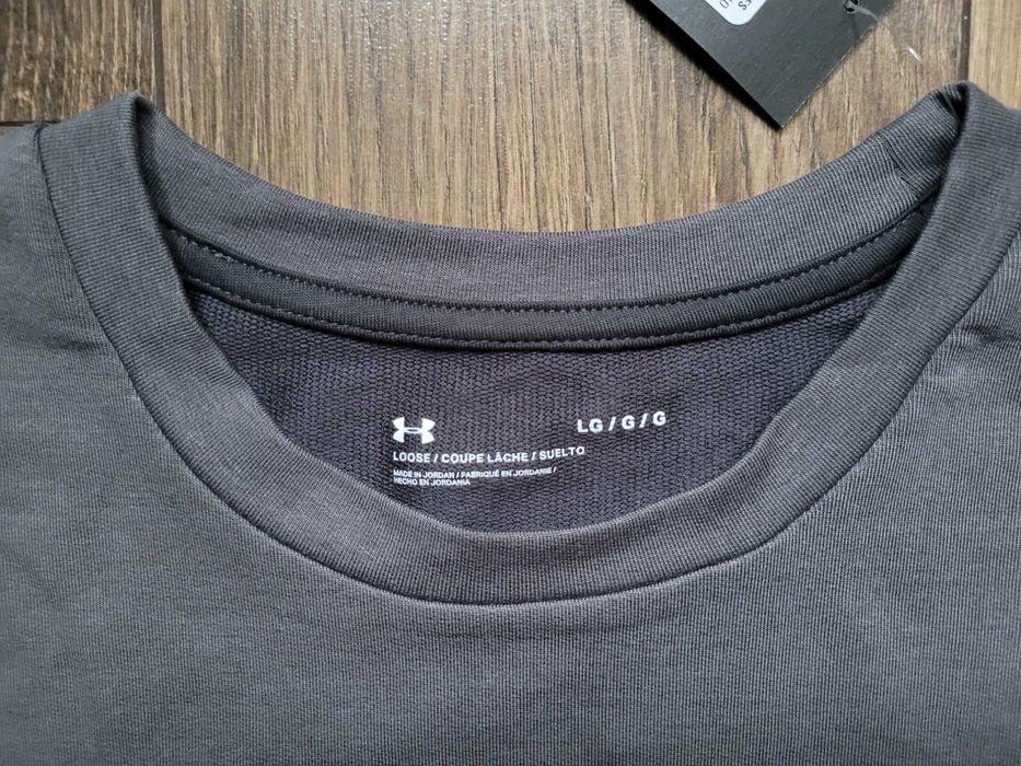bluza Under Armour bluzka Rival Terry Crew sportowa dresowa szara L
