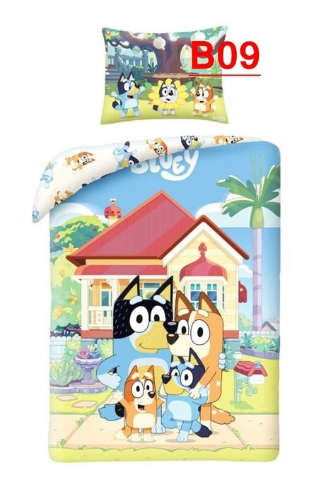 Pościel bawełniana dla dzieci 140x200 Bluey