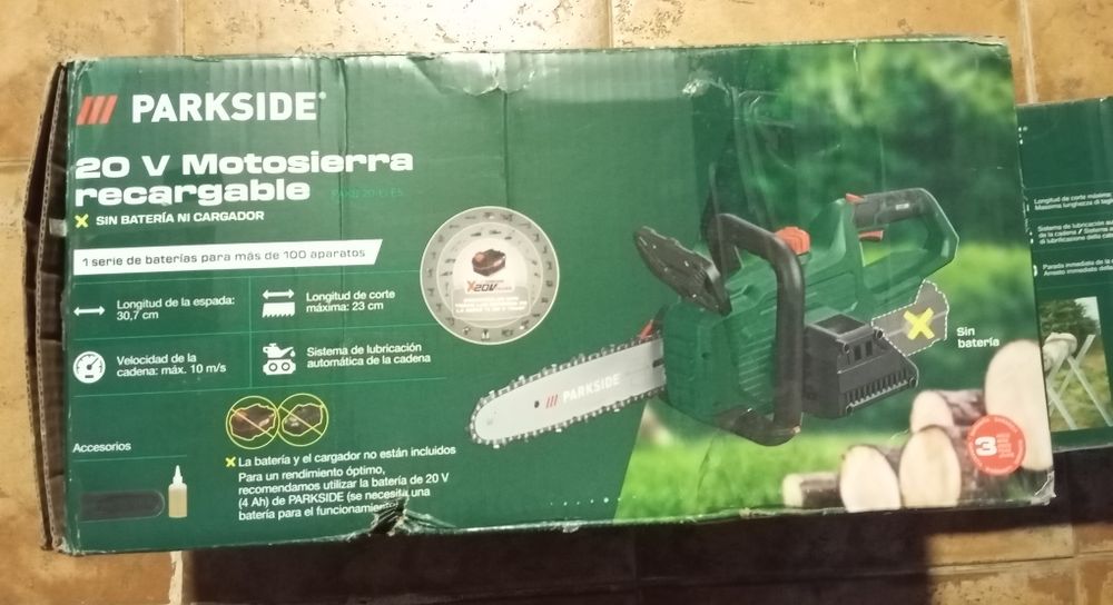 Motosserra a bateria 20V Parkside