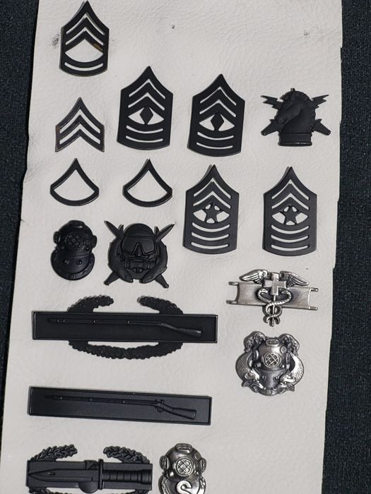 US ARMY stopnie odznaki