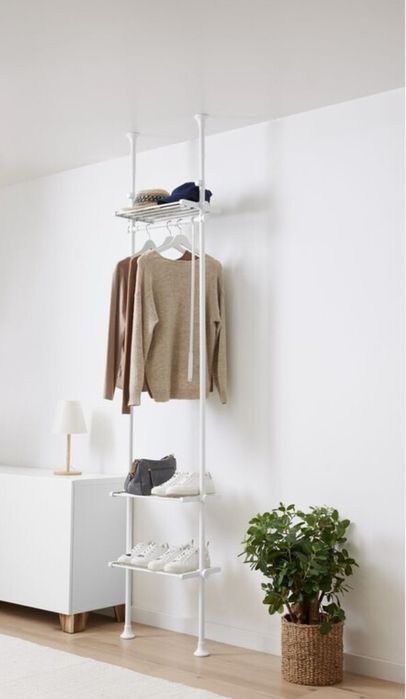 Guarda roupa telescópico novo ler anúncio