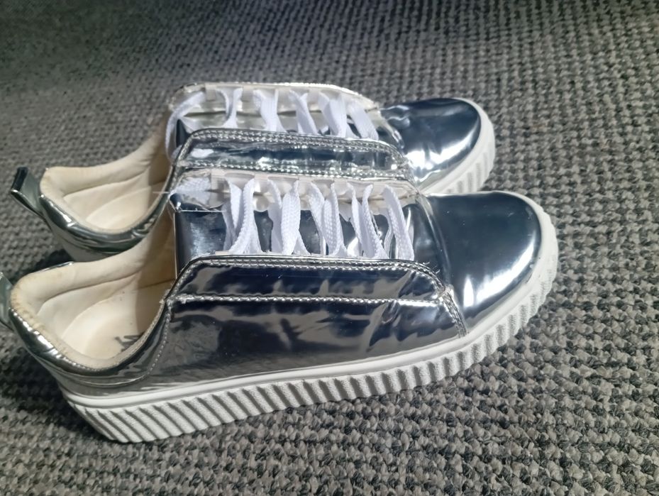 Buty damskie trampki sneakersy chrom r. 39