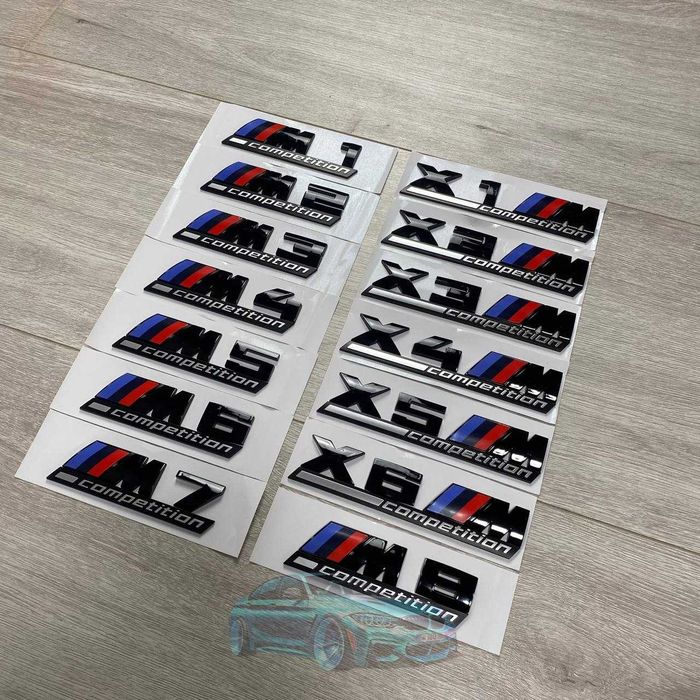Эмблема на багажник BMW M Competition M2 M3 M4 M5 M8 X3M X4M X5M X6M